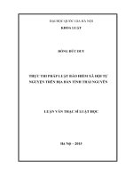 THỰC THI PHÁP LUẬT bảo HIỂM xã hội tự NGUYỆN TRÊN địa bàn TỈNH THÁI NGUYÊN 