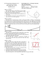 đề thi vật lý đại cương 1 (có đáp án)