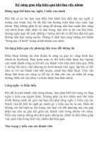 Kỹ năng giao tiếp hiệu quả khi làm việc nhóm