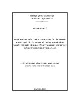 Hoạch định chiến lược kinh doanh của các doanh nghiệp nhỏ và vừa ngành xây dựng tại đà nẵng nghiên cứu điển hình tại công ty cổ phần đầu tư xây dựng công trình đô thị đà nẵng 
