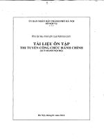 Tài liệu ôn tập thi tuyển công chức nhà nước