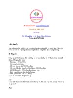 Đề thi nghiệp vụ tín dụng tại liên việt bank (2) 