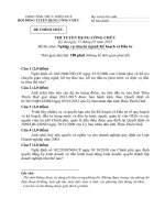 đề thi công chức sở kế hoạch đầu tư bản gốc