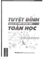Tuyệt đỉnh luyện đề thi quốc gia toán