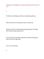 Tổng hợp câu hỏi nghiệp vụ tín dụng vào NH sacombank năm 2013 p1 