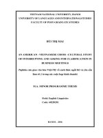 An american vietnamese cross cultural study of interrupting and asking for clarification in business meetings 