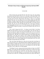 Luận văn giải pháp mở rộng và nâng cao chất lượng tín dụng trung và dài hạn tại ngân hàng NHTMCP công thương (vietinbank) đống đa 