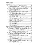 Luận văn biện pháp nâng cao chất lượng tín dụng của sở giao dịch 1 ngân hàng NHTMCP công thương (vietinbank) việt nam 