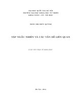Tập ngẫu nhiên và các vấn đề liên quan 
