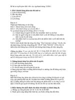 Đề thi sơ tuyển giao dịch viên agribank tháng 12 2011 