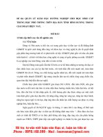 LA17 022 quản lý giáo dục hướng nghiệp cho học sinh cấp trung học phổ thông trên địa bàn tỉnh bình dương trong giai đoạn hiện nay