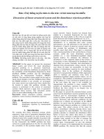 Bàn về hệ thống tuyến tính có cấu trúc và bài toán loại bỏ nhiễu