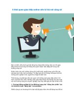 5 thói quen giao tiếp online nên từ bỏ nơi công sở 