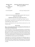 Nghị quyết 01/2016/NQ-HĐTP hướng dẫn áp dụng quy định tại khoản 3 điều 7 Bộ Luật hình sự 100/2015/QH13