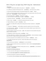 Đề thi tiếng anh vào ngân hàng TMCP hàng hải 