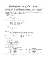 BÀI tập CÔNG NGHỆ BÊ TÔNG XIMĂNG II  Đại học xây dựng