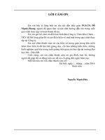 Đồ án tôt nghiệp Ngành Khai thác hầm lò