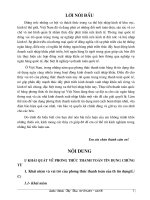 Tiểu luận khái quát và giải pháp hoàn thiện hoạt động thanh toán quốc tế bằng phương thức tín dụng chứng từ (LC) 