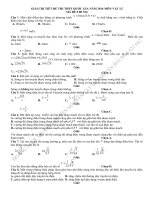 Đề và lời giải chi tiết thi THPT quốc gia năm 2016 môn vật lý