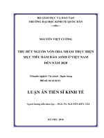 Thu hút nguồn vốn ODA nhằm thực hiện mục tiêu đảm bảo an sinh xã hội ở Việt Nam đến năm 2020 (FULL)