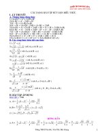 CHYEN DE RUT GON BIỂU THỨC HAY