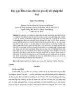 Đội gạo lên chùa nhìn từ góc độ thi pháp thể loại