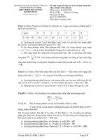 đề thi và đáp án môn toán ứng dụng