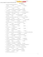 250 câu trắc nghiệm từ vựng ôn thi THPTQG tiếng anh