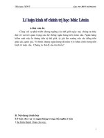 Tiểu luận tư bản cho vay và ngân hàng trong chủ nghĩa tư bản  liên hệ với ngân hàng việt nam