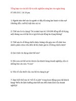 Tổng hợp các câu hỏi IQ và trắc nghiệm năng lực vào ngân hàng 