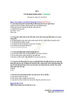 Thi tín dụng vào agribank   đề lẻ 