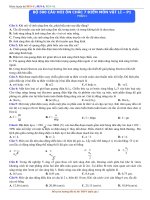 Bộ 500 vật lý 12 trọng tâm để đạt 7 điểm phần 1