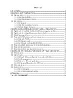 Tiểu luận quản trị dự án Xây dựng phòng cao cấp cho thuê với không gian nội thất tiết kiệm, đa năng BIG ROOMS tại quận 7 TPHCM