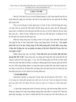 sáng kiến kinh nghiệm - Giáo dục phát triển vận động cho trẻ trong trường Mầm non