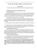 Tài liệu ôn thi công chức nhà nước quản lý hành chính