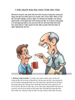 7 kiểu người giúp bạn hoàn thiện bản thân 