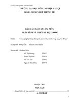 Xây dựng hệ thống thông tin quản lý học sinh trung học phổ thông 