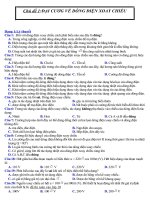 Tổng ôn vật lý 12 điện xoay chiều   có phân dạng và đáp án 