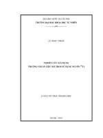 Nghiên cứu xây dựng trường chuẩn liều neutron sử dụng nguồn 252cf 