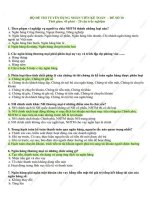 de thi tuyển dụng kế toán số 10