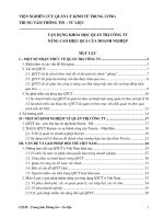 VẬN DỤNG KHOA HỌC QUẢN TRỊ CÔNG TY NÂNG CAO HIỆU QUẢ CỦA DOANH NGHIỆP