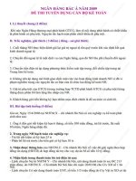 tổng hợp đề trắc nghiệm nghiệp vụ kế toán