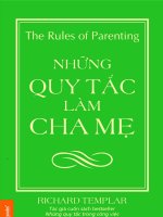 Những quy tắc làm cha mẹ tác giả richard templar