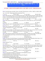 Bộ 500 vật lý 12 trọng tâm để đạt 7 điểm phần 2