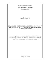 Hoạch định chiến lược marketing của công ty cổ phần đầu tư và công nghệ xây dựng IBST giai đoạn 2014   2019 