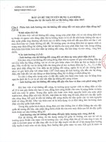 đề thi tuyển kỹ sư hệ thống điện nhà máy nhiệt điện phả lại năm 2015