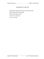 Luận văn nâng cao hiệu quả cho vay tiêu dùng tại ngân hàng NHTMCP quân đội (MB) 