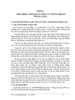 Luận văn nâng cao chất lượng công tác tư vấn cổ phần hoá doanh nghiệp của công ty chứng khoán thăng long 
