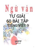 Tự giải 60 bài tập tiếng việt