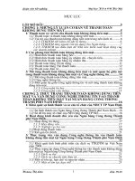 Tiểu luận mở rộng thanh toán không dùng tiền mặt trên nền tảng phát triển công nghệ thông tin tại ngân hàng NHTMCP công thương (vietinbank) TP  nam định 